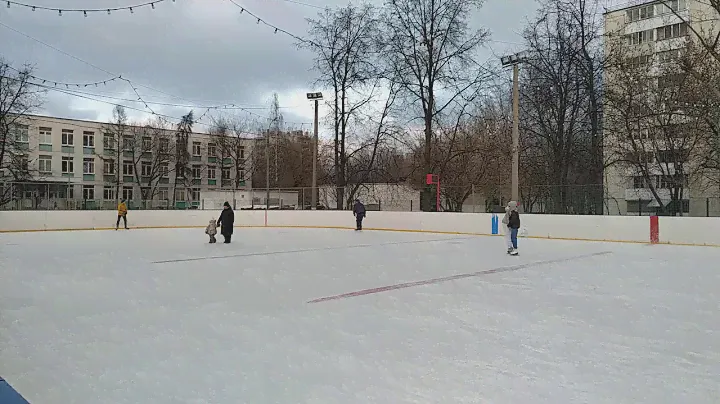 Каток в районе Бирюлево Западное