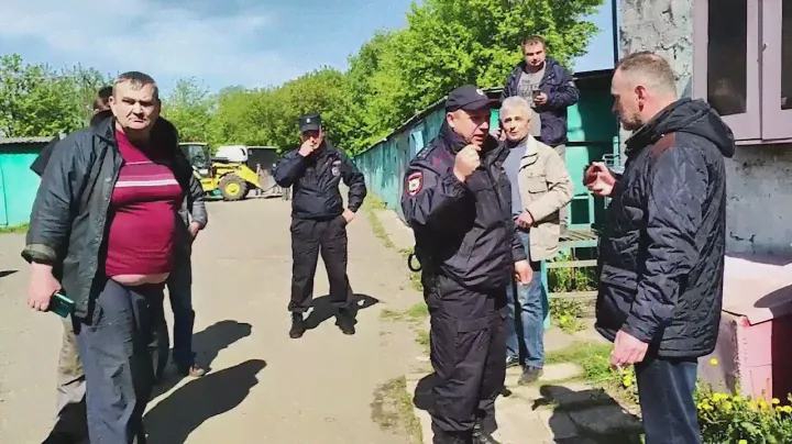 Снос незаконных гаражей в Бибирево